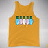 Transgender Pride Flag Christmas Lights Premium Tank Top - Gold